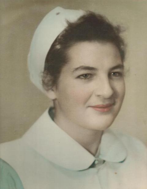 Mary  as a Student Nurse